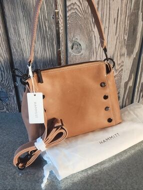 NWT Hammitt Bryant Medium Saddle Hermosa (Slight Flaws)